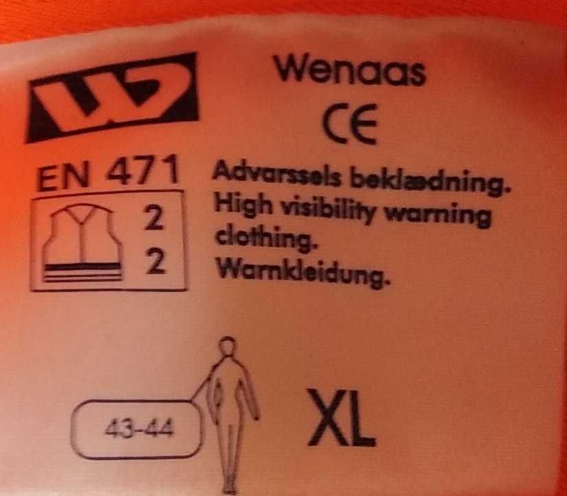 koszula bluza Wenaas szerokość 68 robocza odblaskowa #046