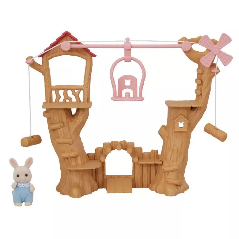 Sylvanian Families. Kolejka linowa