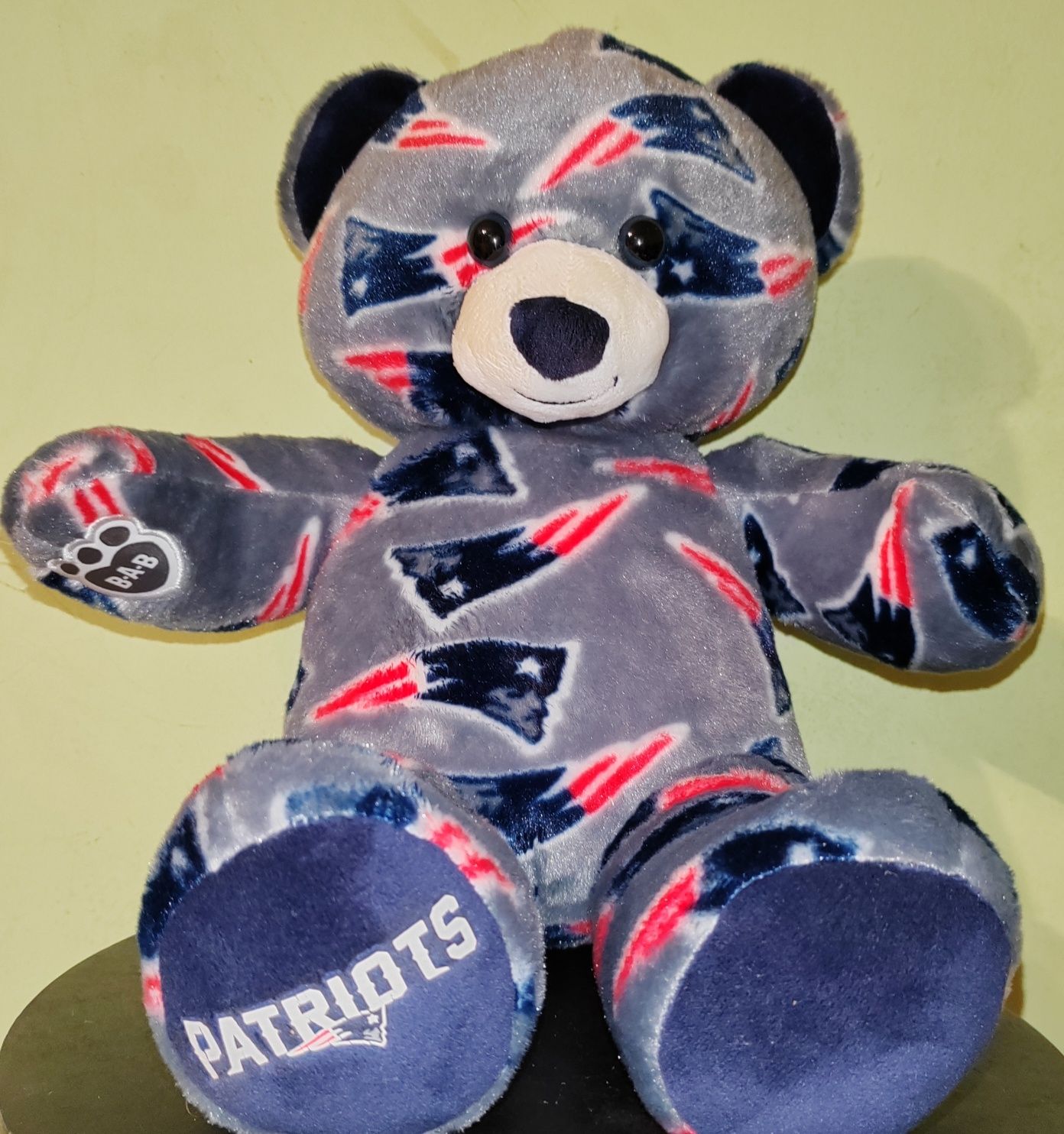 Workshop Build A Bear NFL Logo Patriots Koszykówka Pluszak