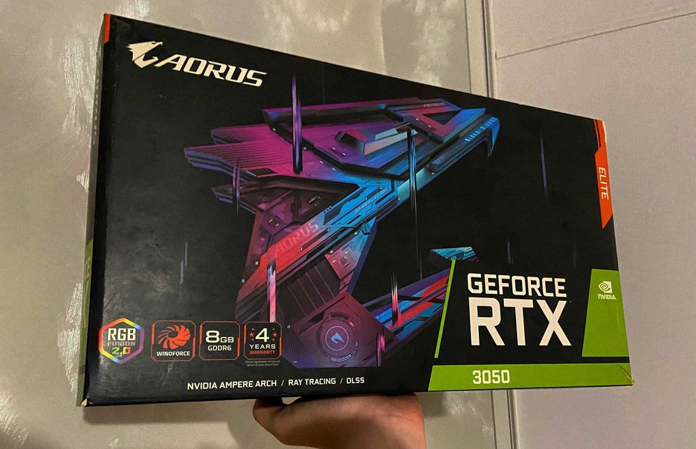 RTX 3050 Aorus ELITE  Видеокарта ртх