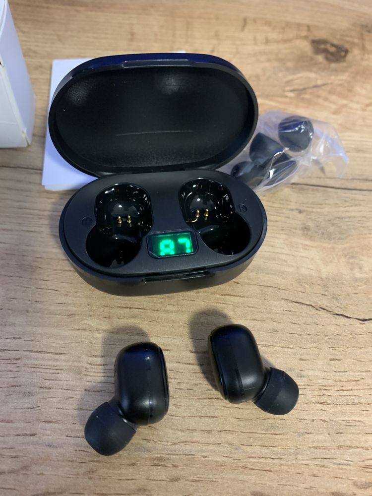 E6 TWS наушники с микрофоном, беспроводные Bluetooth