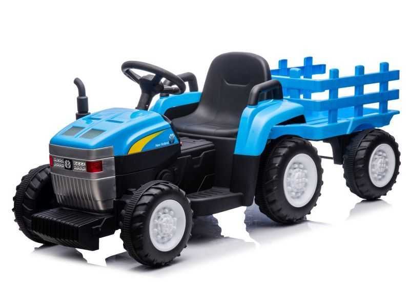 Super Traktor New Holland dla dziecka Pilot Mocna instalacja 12v Hit
