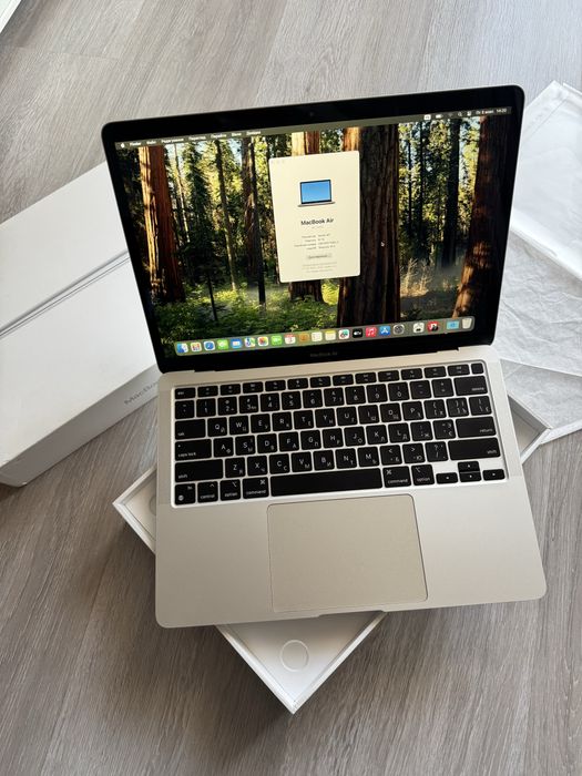 macbook air m1 (2020 рік) 256gb Офіційний