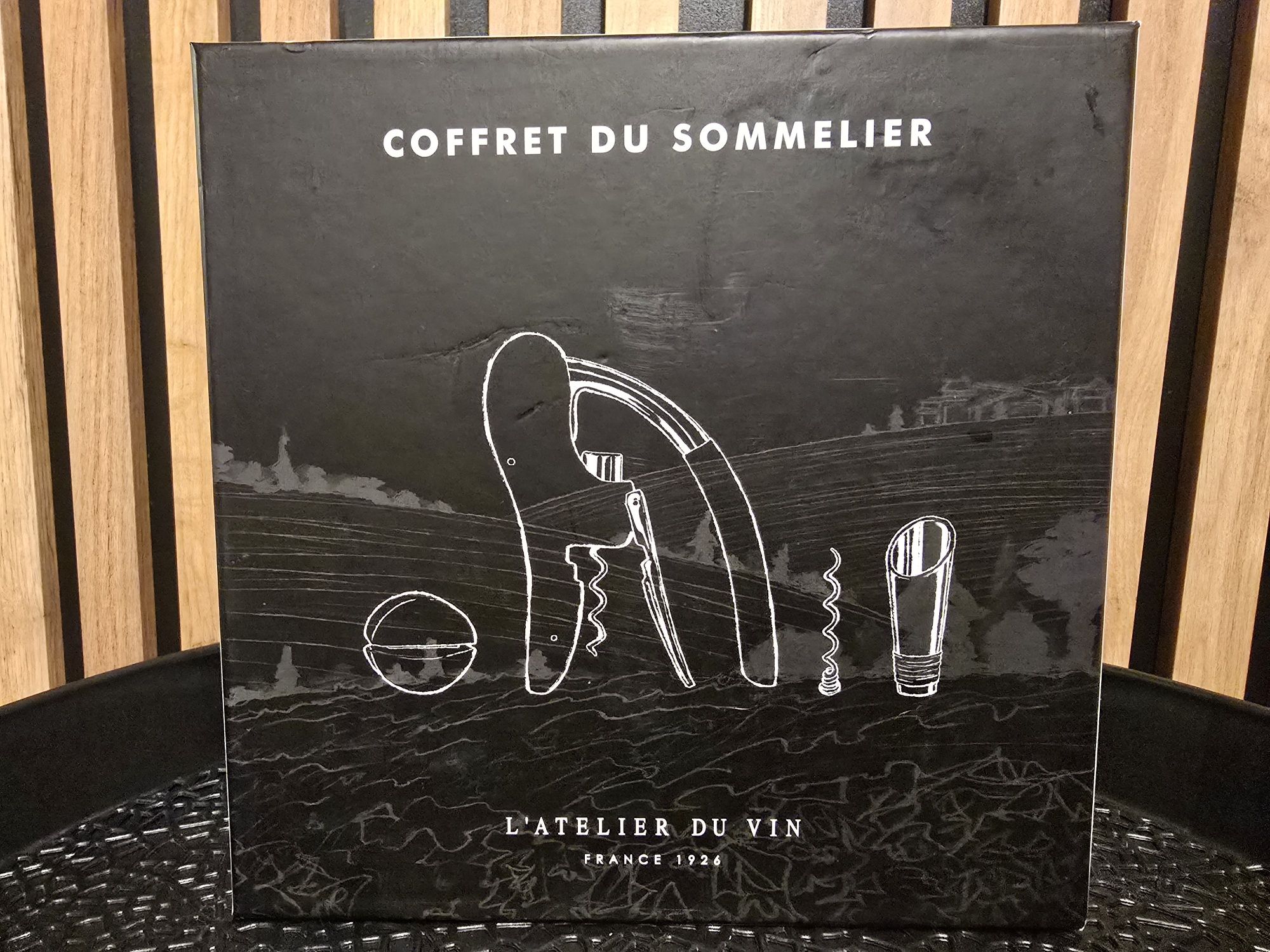 Zestaw somelierski,  akcesoria do wina L'Atelier du Vin - 4 sztuki