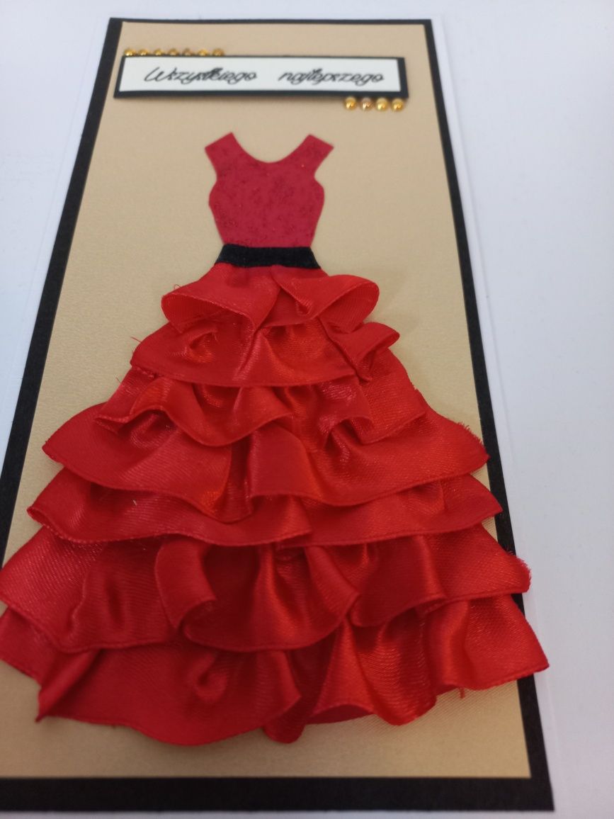 Ręcznie robiona kartka na urodziny. DIY