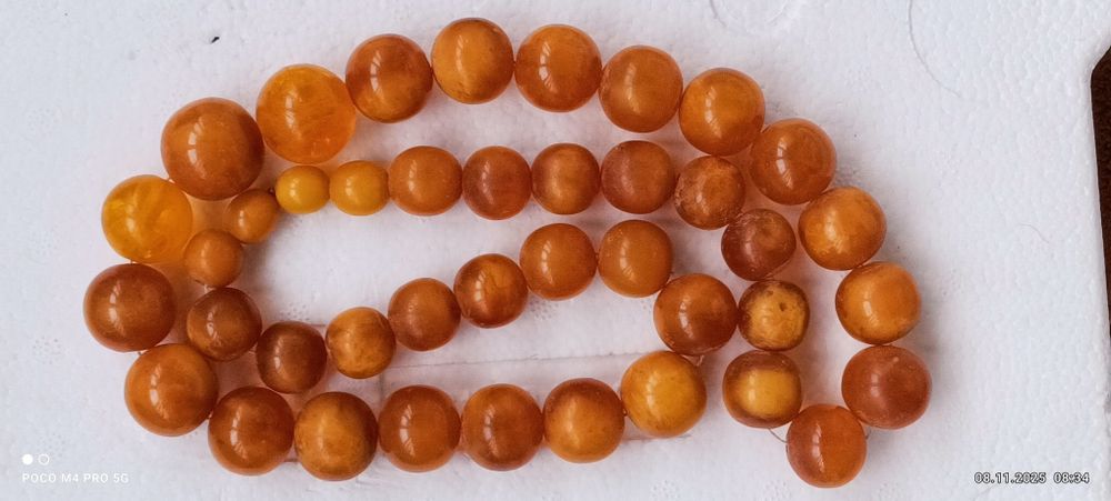 Бурштинове намисто винтаж