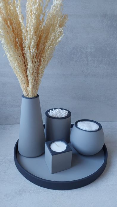 Виготовлення гіпсового декору. Підставки/кашпо/вази тощо.