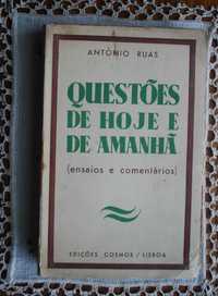 Questões de Hoje e De Amanhã de António Ruas (Ver 2º Foto do Anúncio)