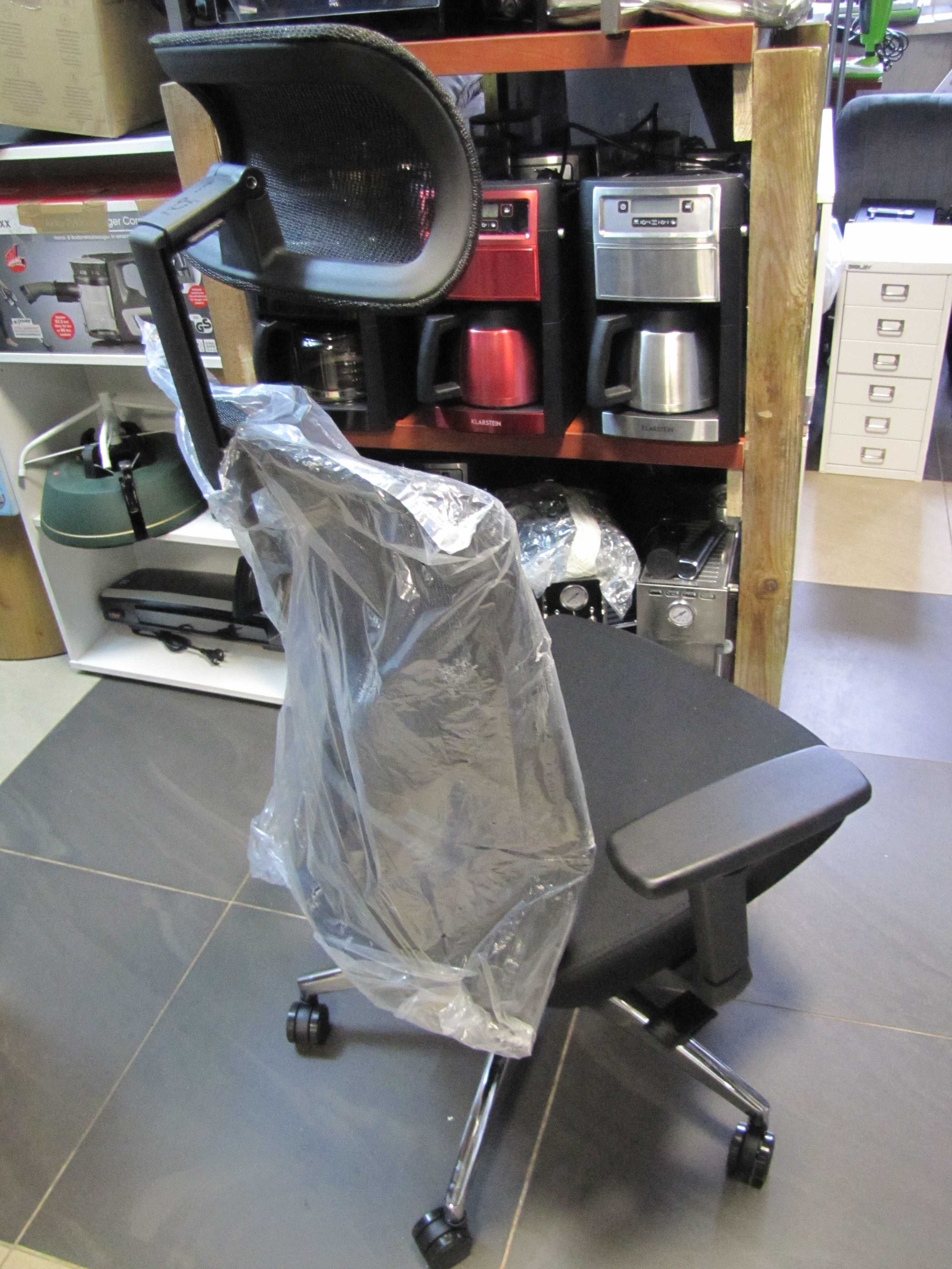 Krzesło biurowe regulacja fotel obrotowy IntimaTe z podłokietnikami 3D