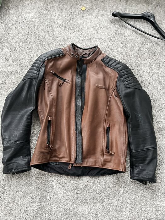 Kurtka motocyklowa Triumph skórzana L”