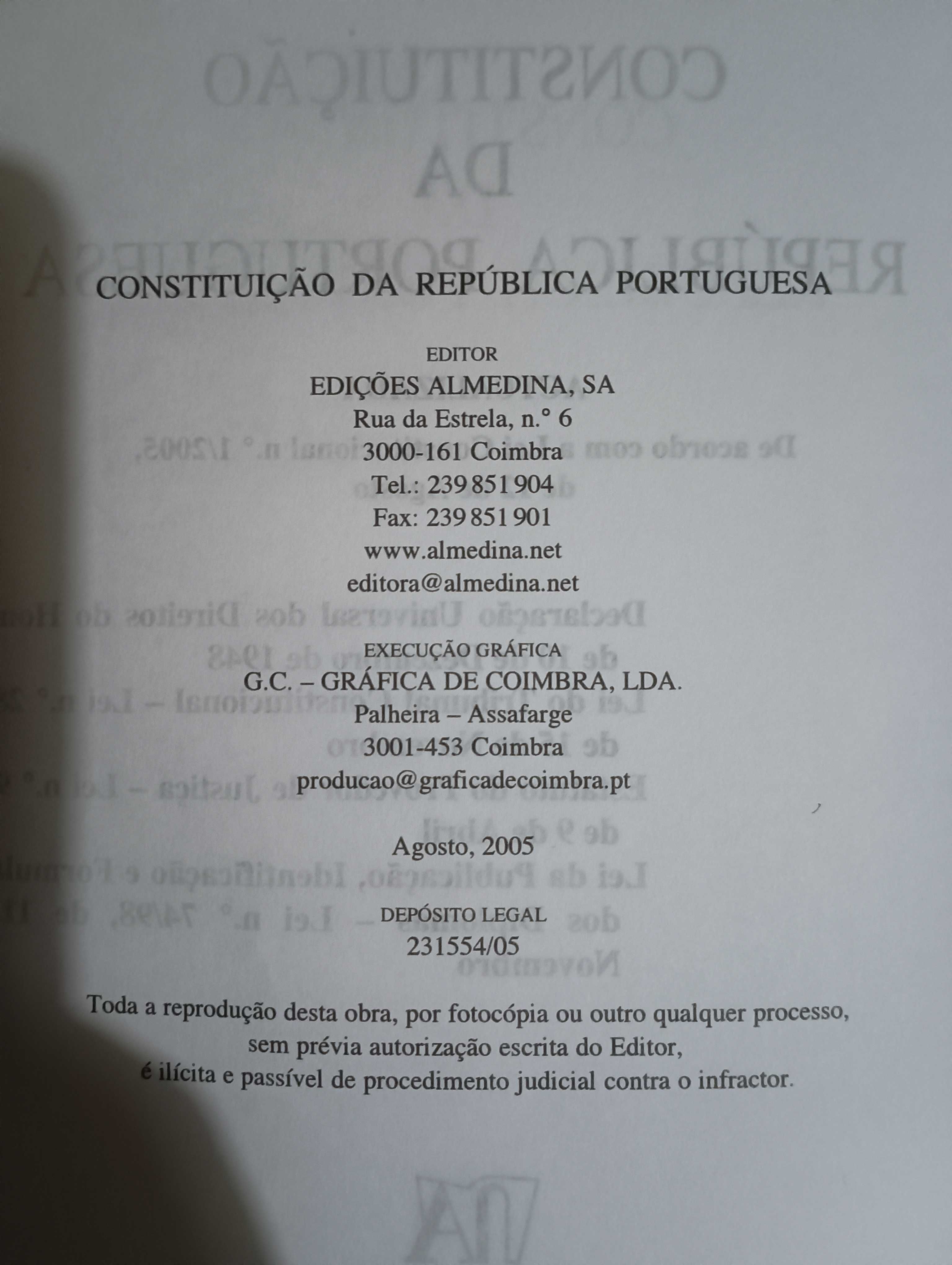 Constituição da República Portuguesa 2005