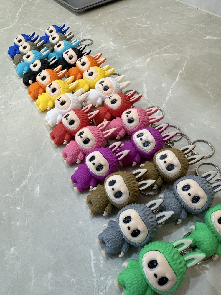 Брелки лабубу labyby keychain 3d друк 3д принтер фігурки опт