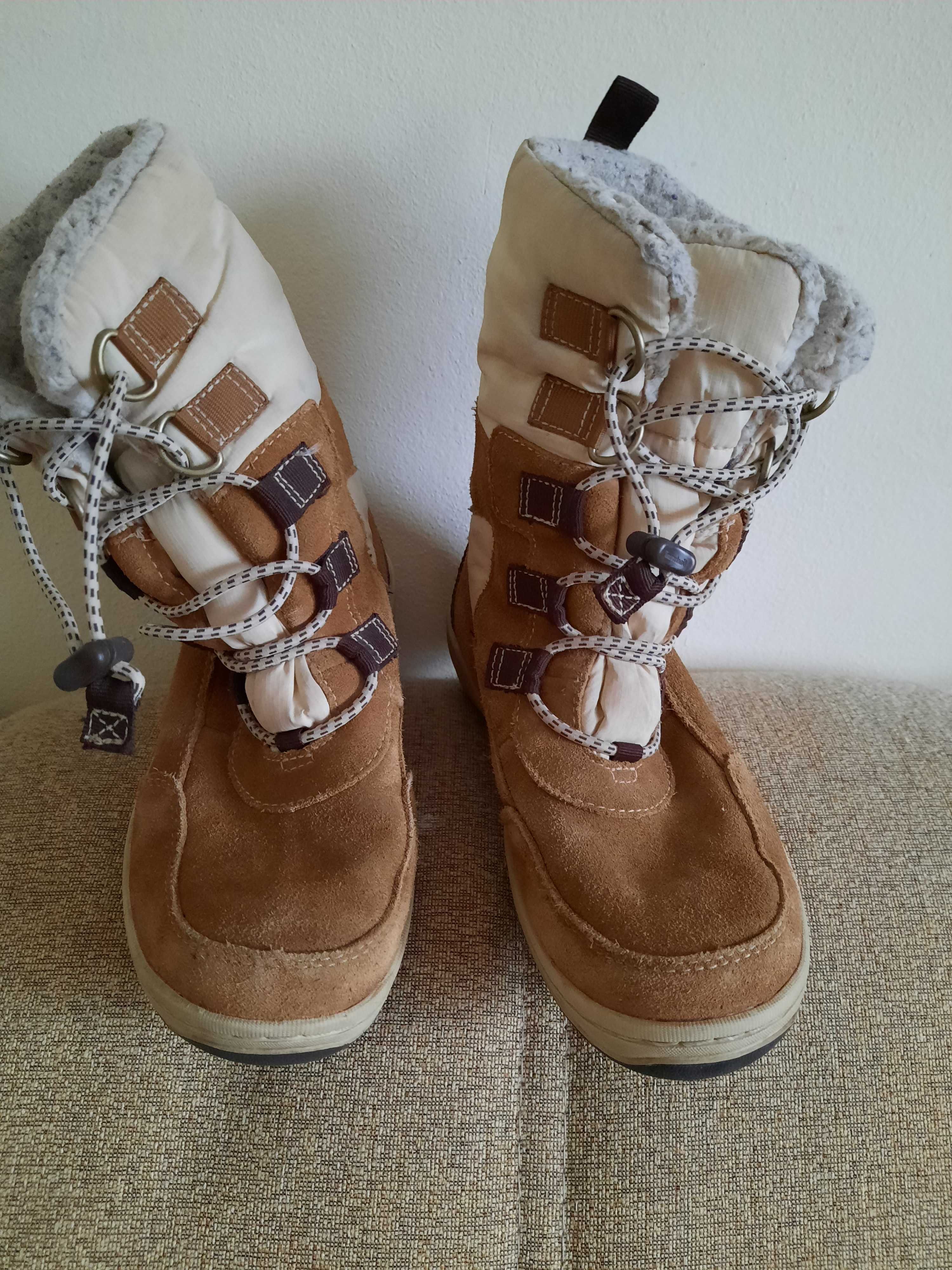 Buty dziecięce, zimowe, rozmiar EU 32,5 Jack Wolfskin.