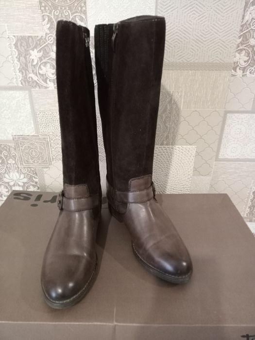 Сапоги Tamaris (кожа/замша)