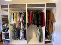 Closet aberto branco