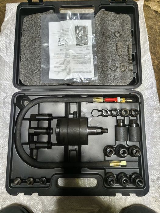 Пневматичний знімач форсунок з адаптерами