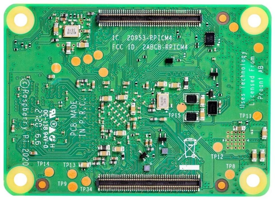 Raspberry Pi Compute Module 4 (CM4) 8GB RAM, 16GB eMMC / CM4008016