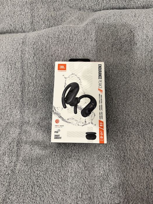sluchawki jbl endurance peak 3 nie odpakowywane