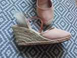 Espadryle na koturnie 37.