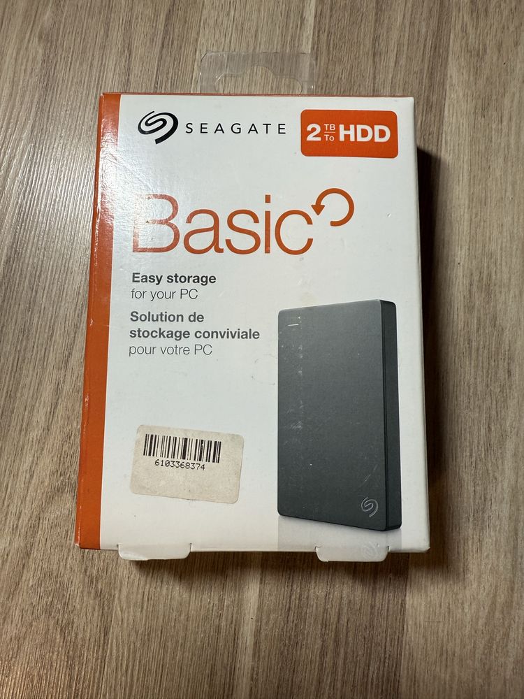 Dysk Zewnętrzny Seagate Basic 2TB MAŁO UŻYWANY