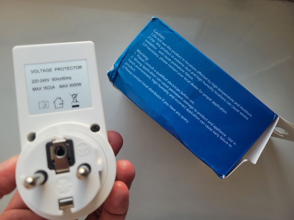 Реле защиты от перенапряжения для розетки, отсекатель напряжения