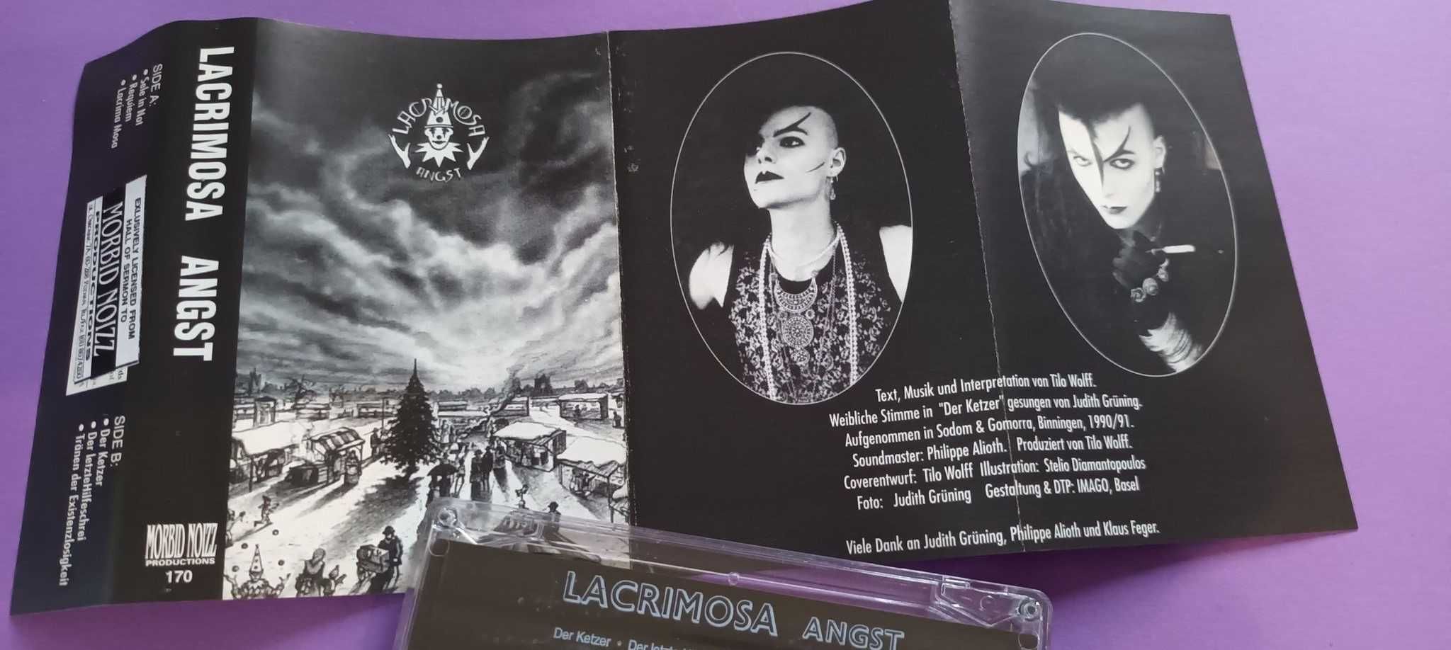 Lacrimosa – Angst , 1997 , Poland - kaseta magnetofonowa