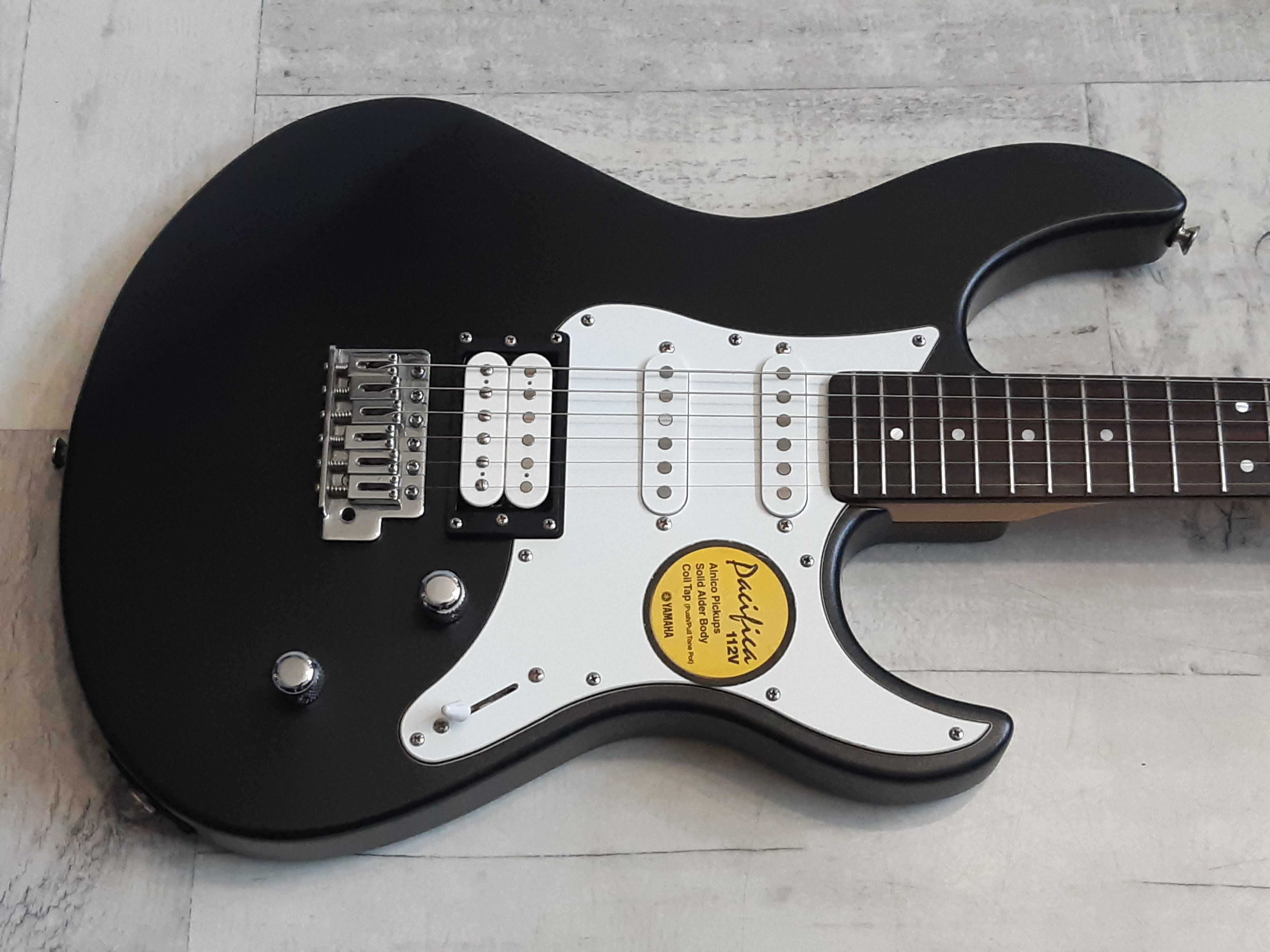 Gitara Yamaha Pacifica 112V-Black Metallic-Alnico-wysyłka lub zamiana