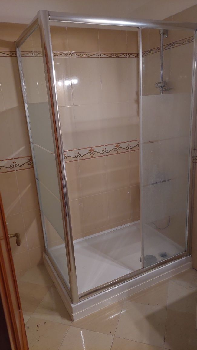 Cabine duche 1.20x0.80 - completa em bom estado