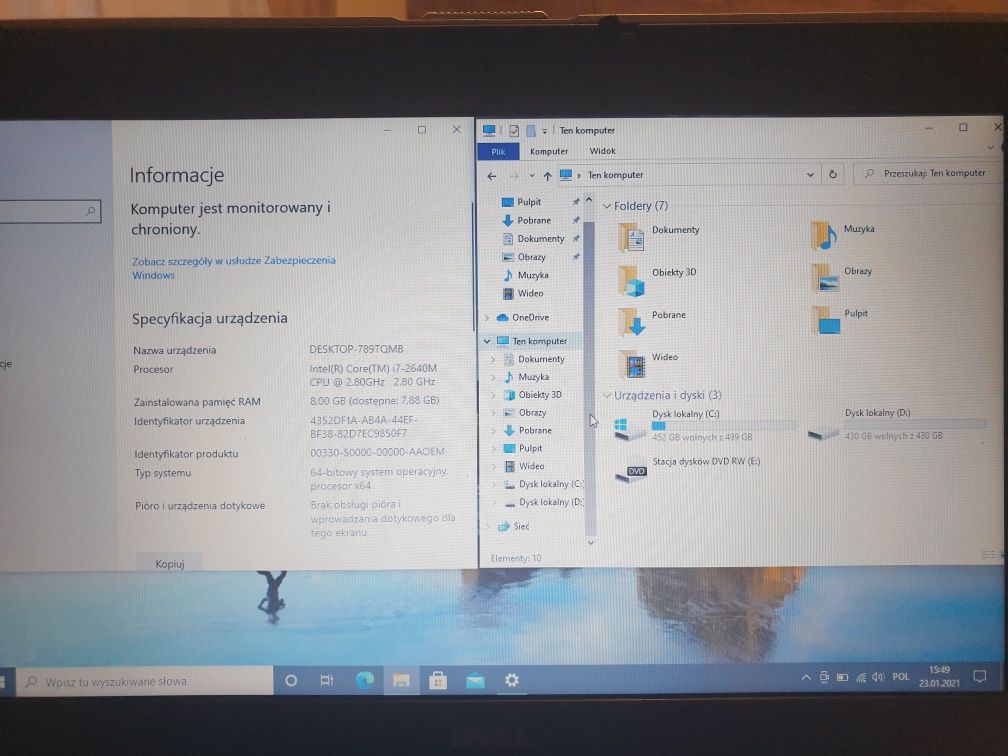 Laptop Dell latitude e6420 1TB