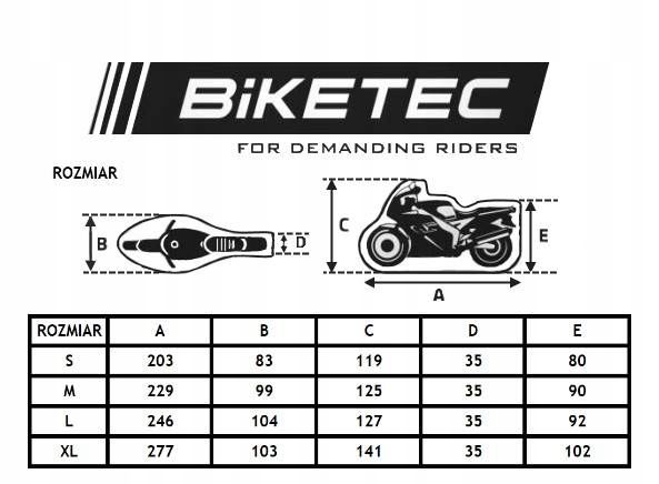 Чохол для мотоцикла Biketec Aquatec