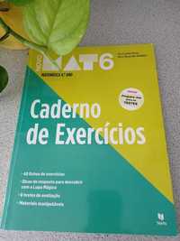 Cadernos de Exercícios -Matemática e TPC diversas disciplinas -6.º ano