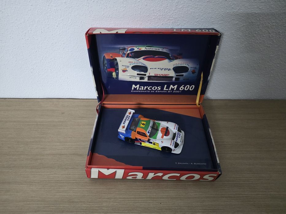Fly Car Model Marcos LM600 – Campeonato Espanha GT 2001 – Edição Limit