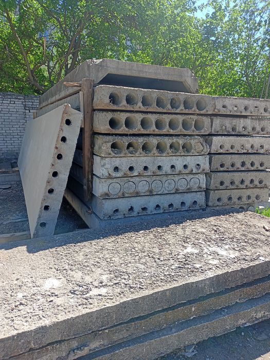 Плиты перекрытия новые и б/у