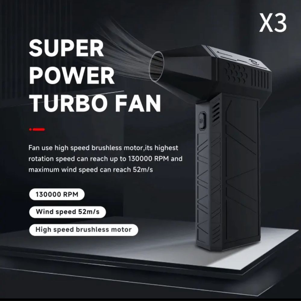 Воздуходувка Super Power Turbo Fan X3
