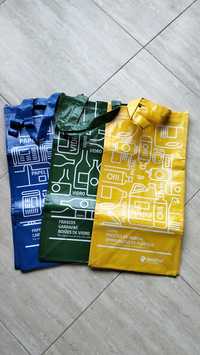 1 pack 3 sacos EcoBags para reciclagem. Novos