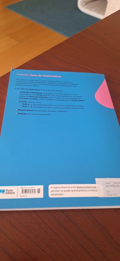 Manual matemática 7ano ases da matemática porto editora