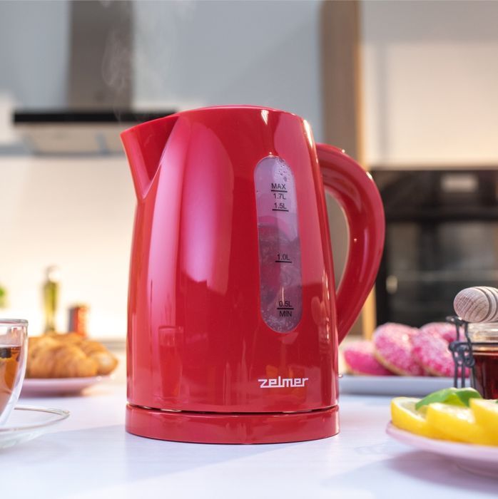 Elegancki Czajnik Elektryczny Zelmer ZCK7616R  1850W 1,7L