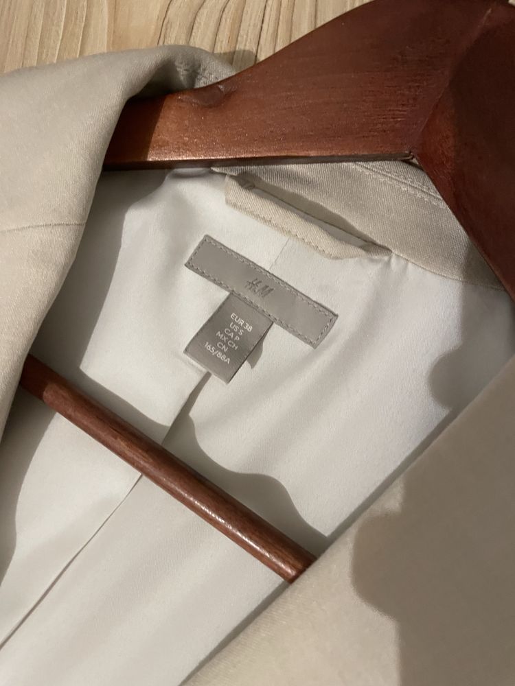 Marynarka H&M 38 M ecru