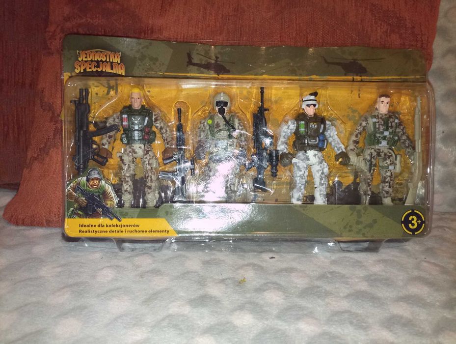 Zestaw Figurek model żołnierzy wojsko JEDNOSTKA SPECJALNA 10cm ruchome