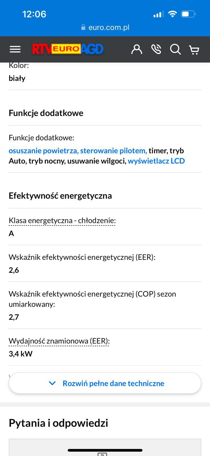 Klimatyzator Electrolux