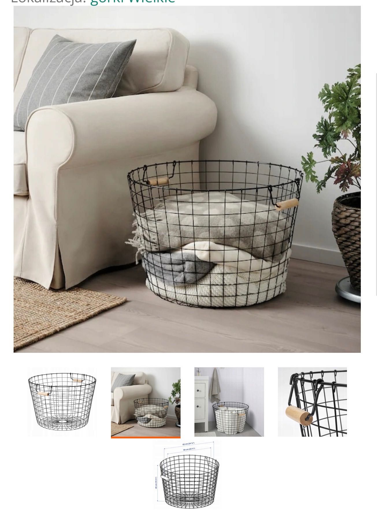Cesto grandę Ikea