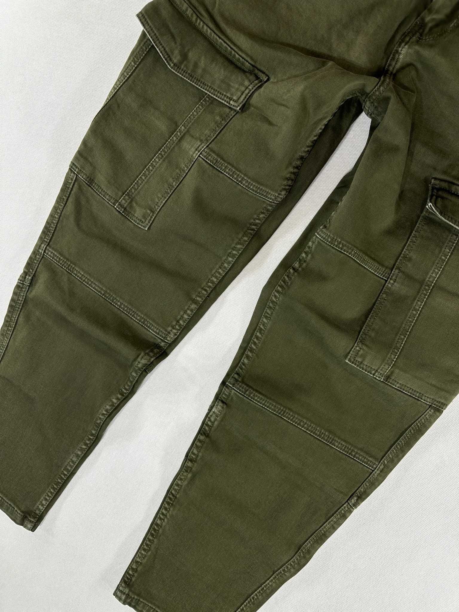 HOUSE jeans khaki bojówki męskie cargo slim fit W34L32 88cm