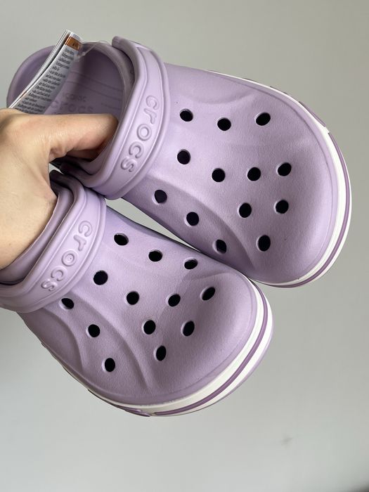 Crocs bayaband lavender m6w8 38 крокси баябенд лаванда жіночі