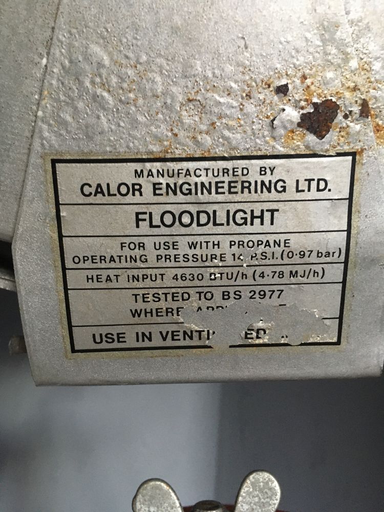 Floodlight Calor Engineering LTD lampa loft industrial vintage design