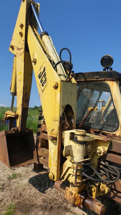 koparko ładowarka jcb 3cx łyżka załadunkowa sztywna nie hydrauliczna