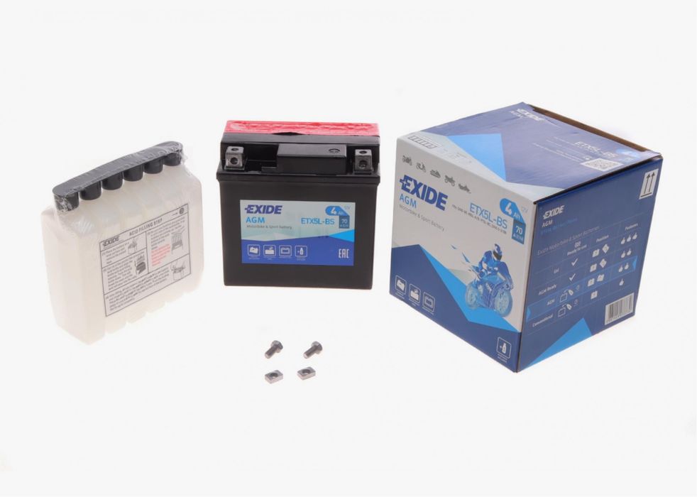 Акумулятор EXIDE мото великий вибір, Відправка по Украіні
