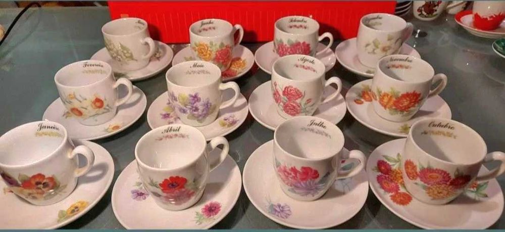 Chavenas Delta, colecao completa Meses do Ano