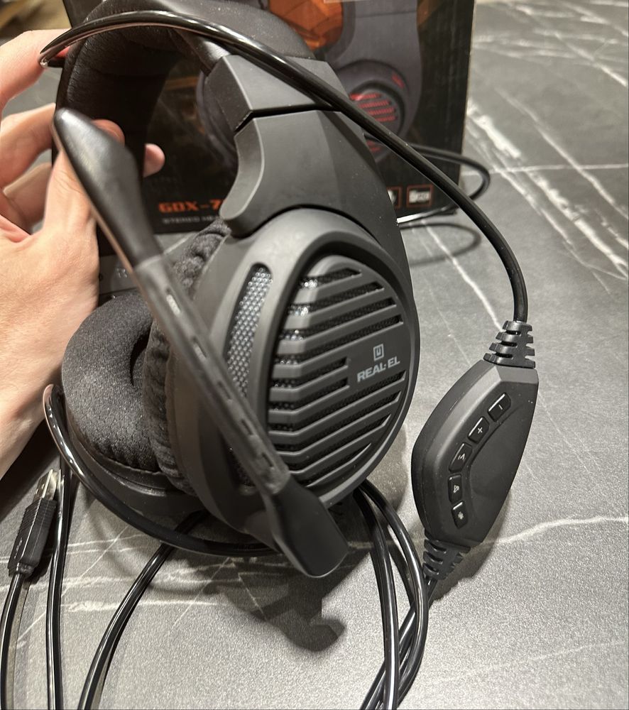 Игровые наушники REAL-EL GDX-7880 7.1 Поштучно/ОПТ СМОТРИТЕ ОПИСАНИЕ