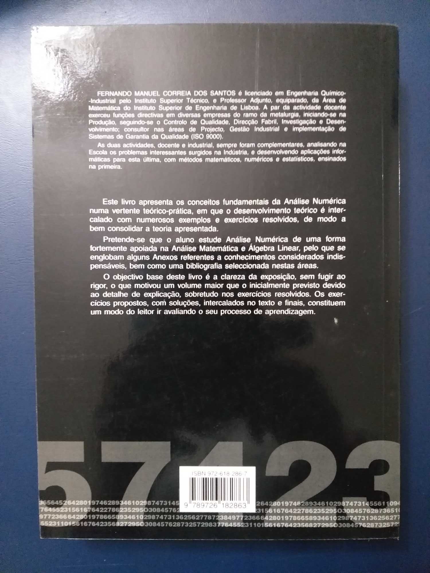Livro "Fundamentos de Análise Numérica" de F. Correia dos Santos