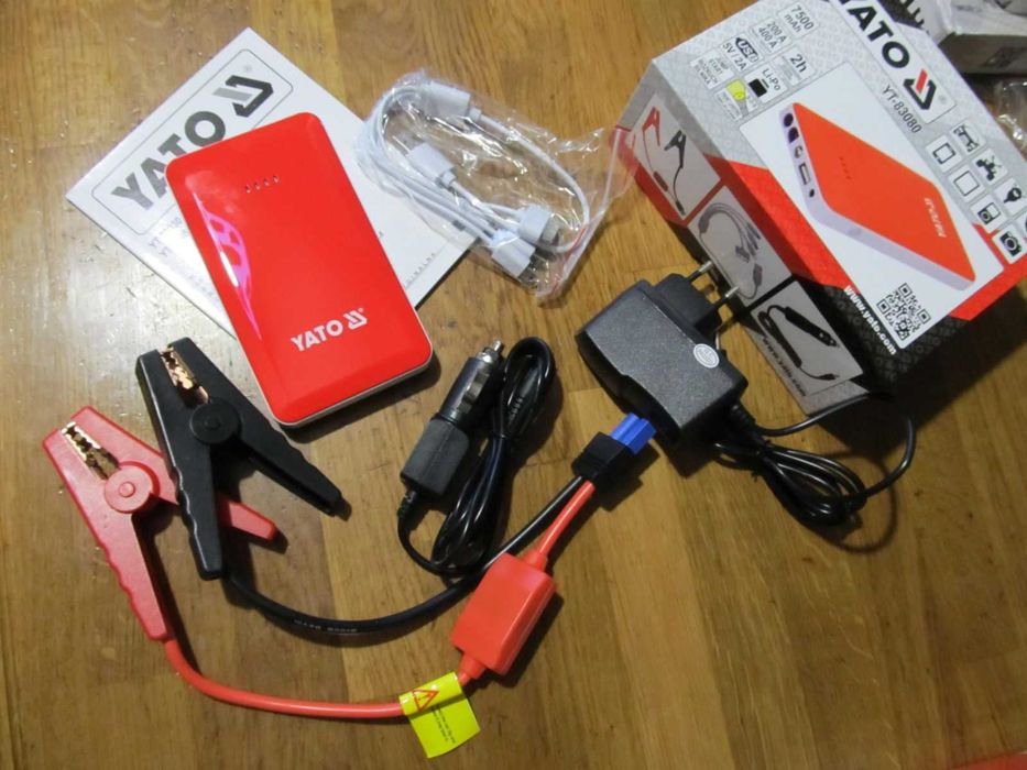 Автономное пусковое устройство YATO YT-83080 Портативный POWER BANK
